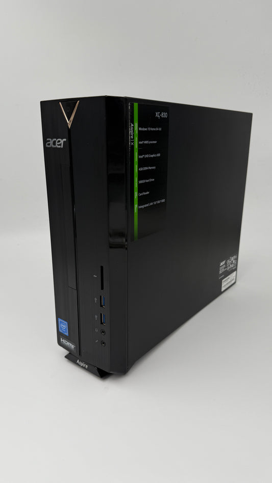 Acer Aspire XC-830 Desktop Computer  Windows 11, 1TB HDD, 4GB DDR4 Ram