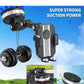 Plastic 360 Degree Car Mobile Holder Black
