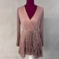 Forever New Sonita Plisse Skater Dress - Size 38