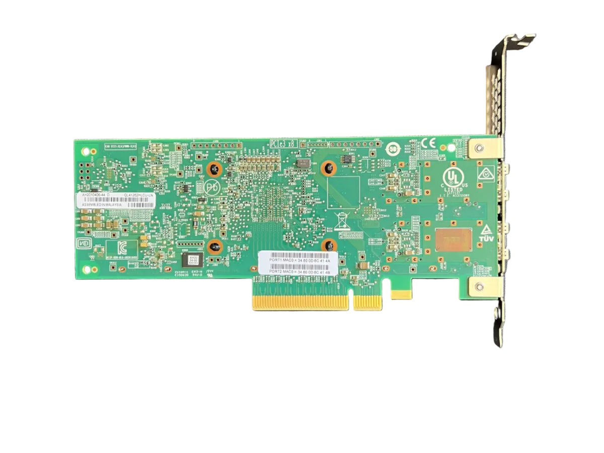 Lenovo ThinkSystem QLogic QL41262
Dual-port 10/25Gb Ethernet network card