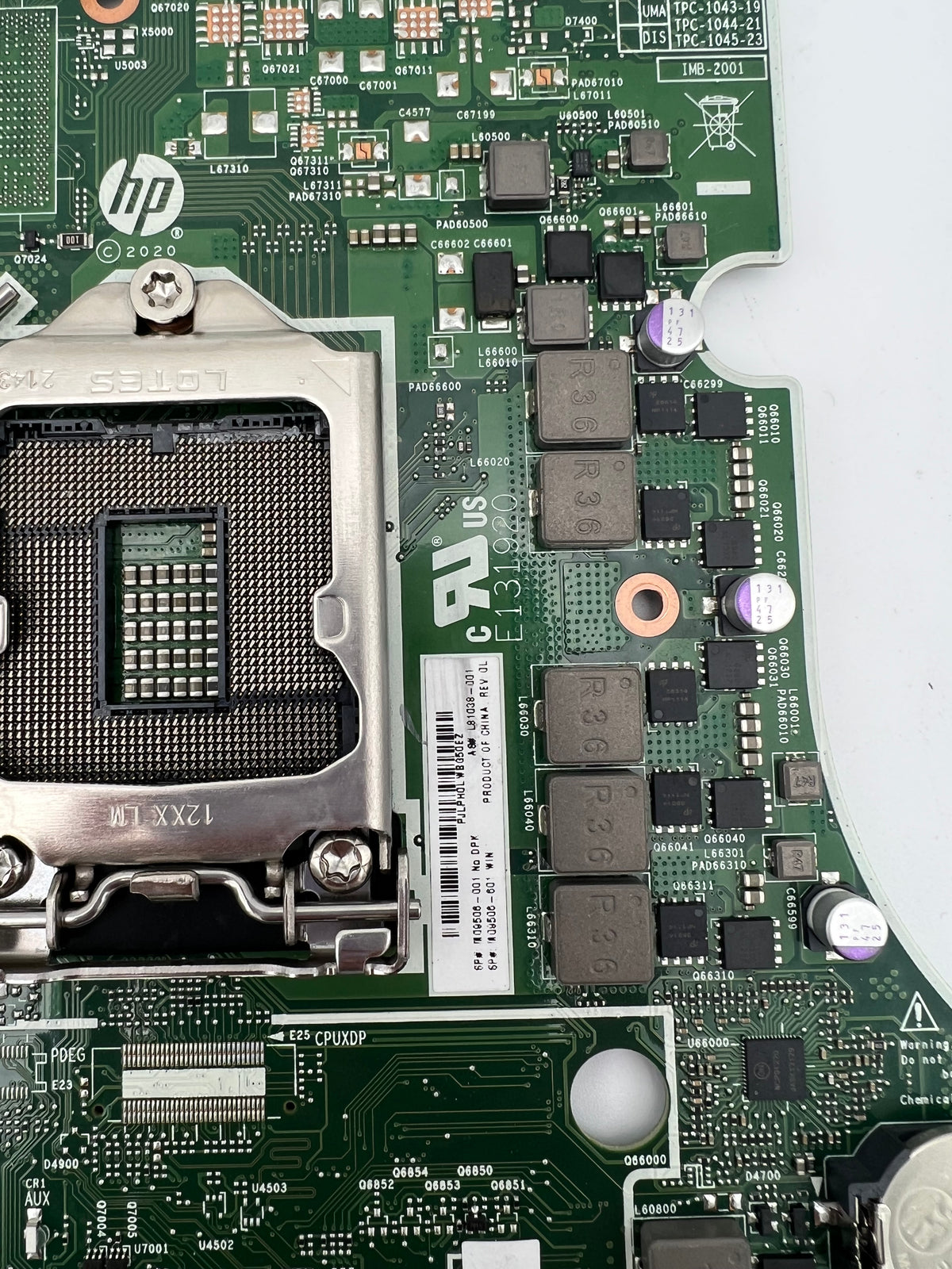 HP ProOne 400/600 G6 AIO Motherboard L81038-001 / M09508-001 – LGA1200 DDR4