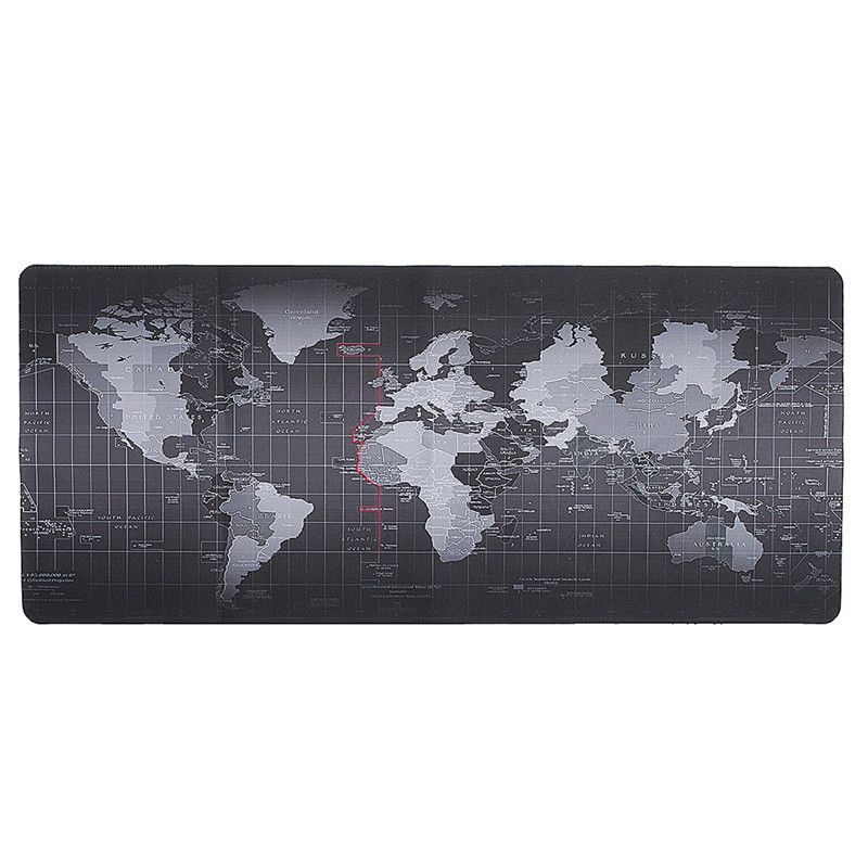 Extended World Map Mouse Pad - 30cmx80cm