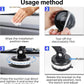 Plastic 360 Degree Car Mobile Holder Black