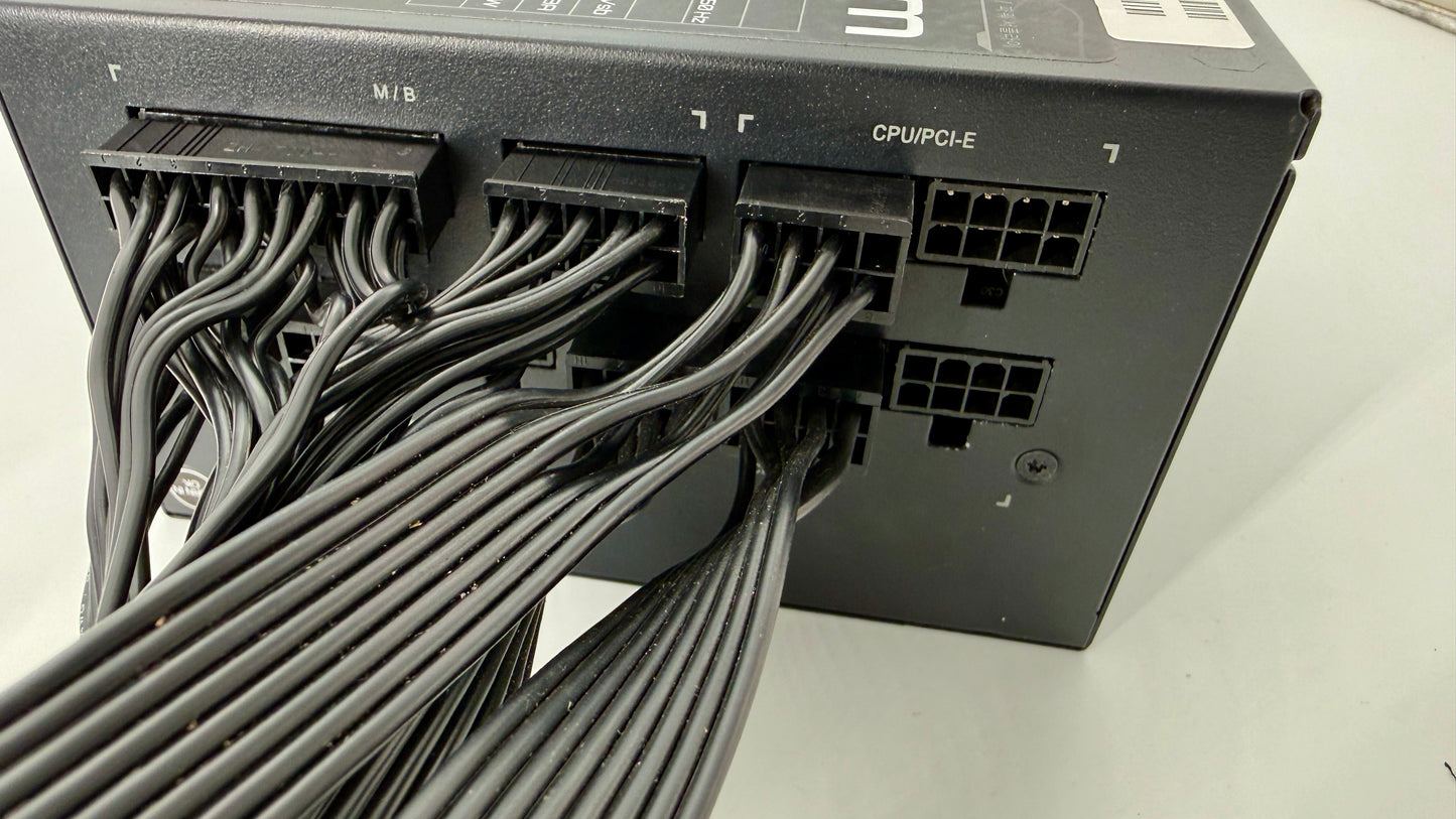 Gigabyte P-GM 850W (GP-P850GM), an 80-Plus Gold certified power supply. A Grade Unit.