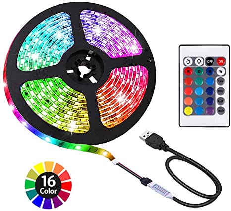 RGB LED 5m Strip with Remote