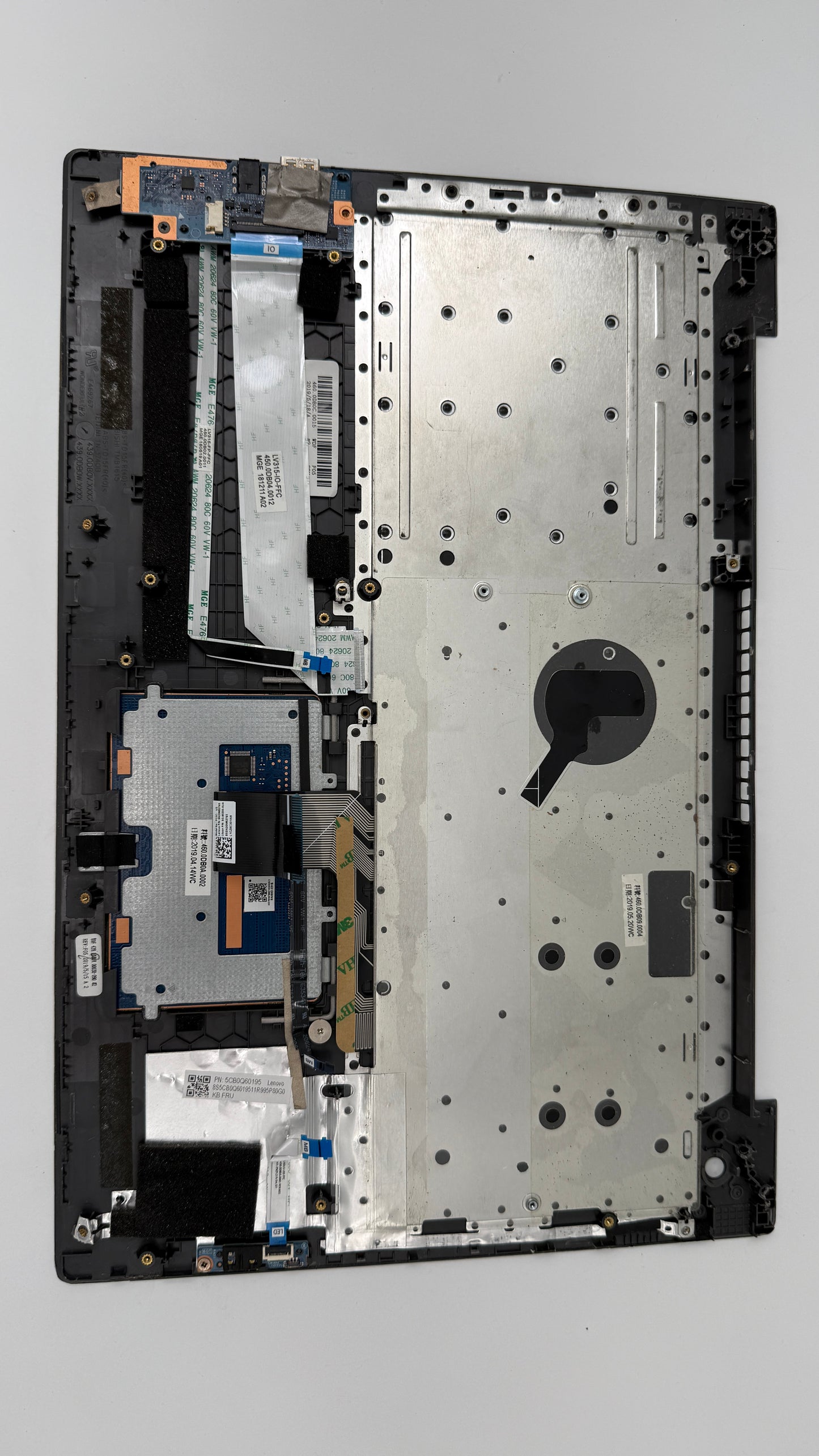Lenovo V130-15IKB  460.0DB09.0004 Keyboard Palmrest Touchpad Assembly. Palm rest damaged