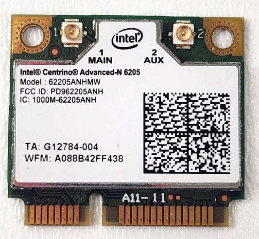 Intel Centrino Advanced-N 6205 WiFi Card 62205ANHMW Genuine