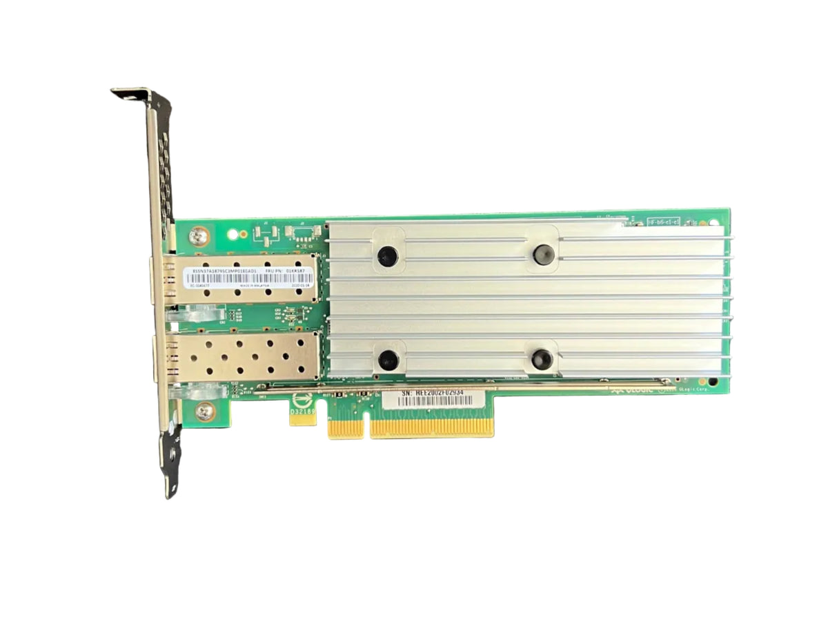 Lenovo ThinkSystem QLogic QL41262
Dual-port 10/25Gb Ethernet network card