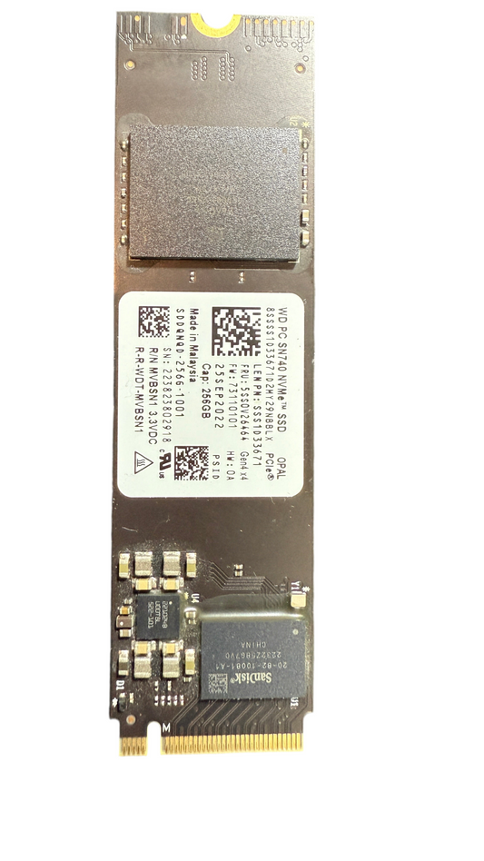 Western Digital SSD 256GB M.2