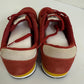 Hush Puppies Seventy8 Burgundy Mustard Mesh Cow Suede - UK 11
