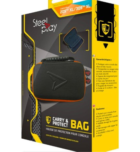 Steelplay Protection Bag (2DS XL) Black/Teal