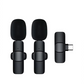 Wireless Dual Lavalier Microphone Type C