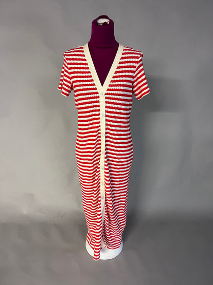 Mango Tuni Stripe Knit Dress - Size L