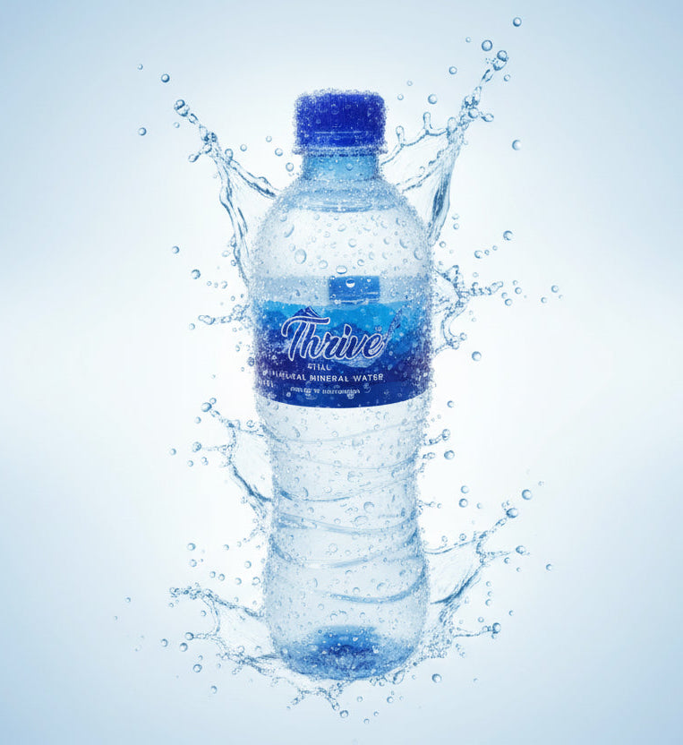 Thrive Natural Mineral Water With A PH Of 8! 12 Pack