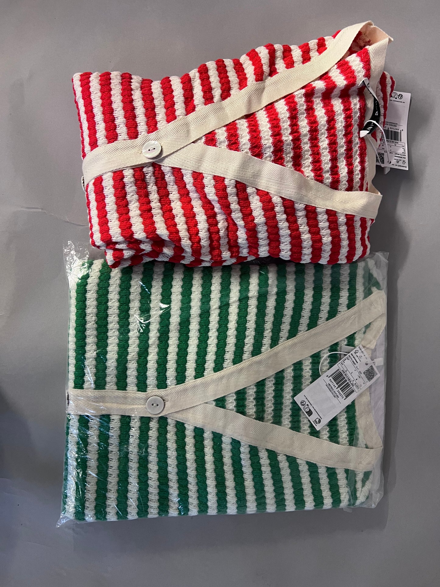 Mango Tuni Stripe Knit Dress - Size L
