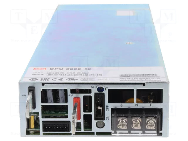 67Amp-48V MEAN WELL DPU-3200-48 AC DC Switching PowerSupply 3200w  133Amp