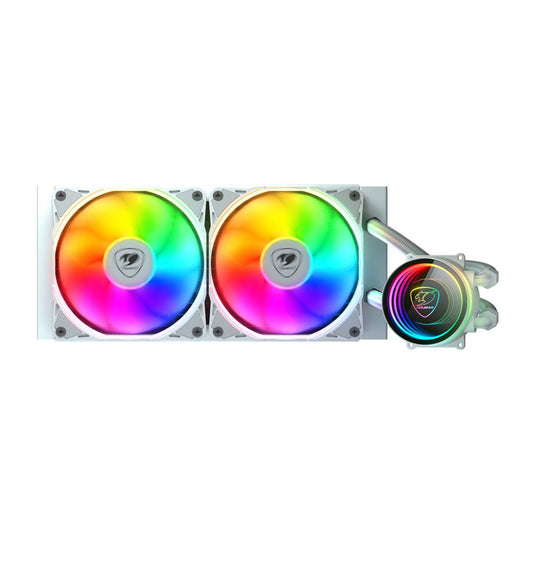 Cougar Poseidon Elite ARGB AIO 240mm CPU Liquid Cooler - White