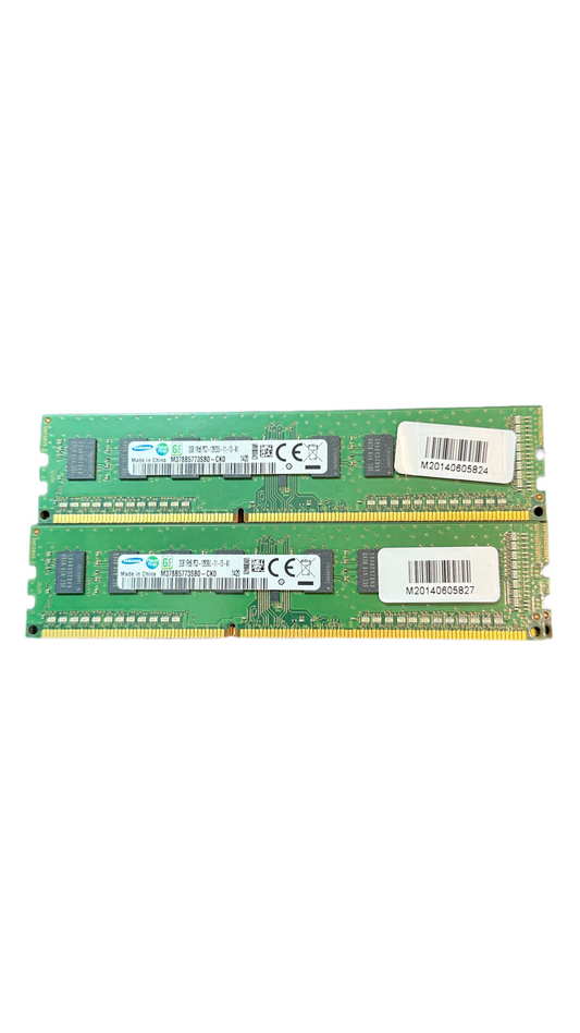 2GB DDR3 12800U-11-13-A1 Samsung Ram