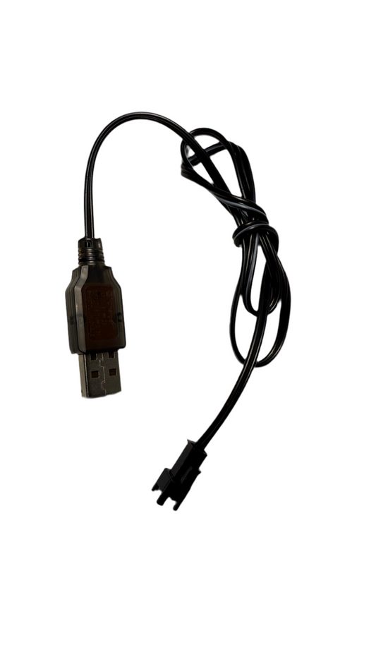 3.7v 0.5A Lithium Ion Battery USB 2 Pin Charging Cable