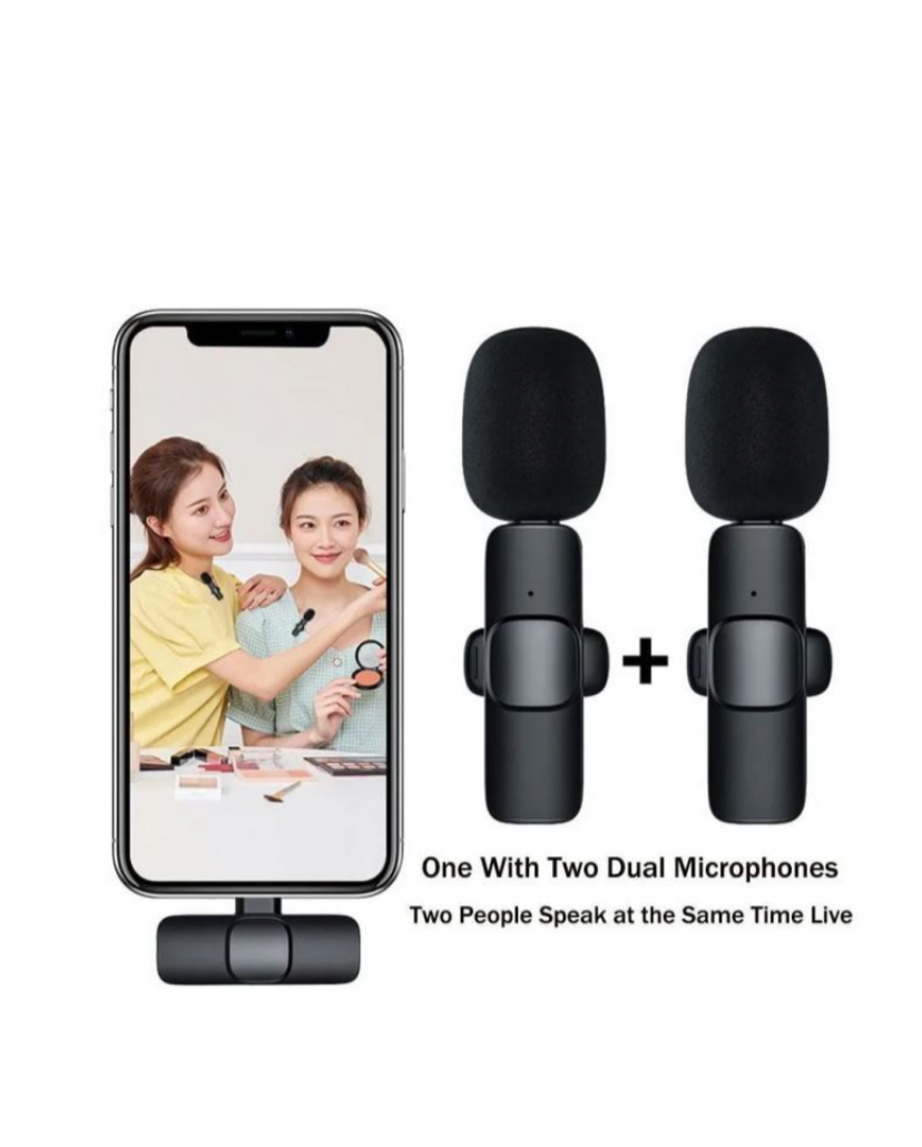 Wireless Dual Lavalier Microphone Type C
