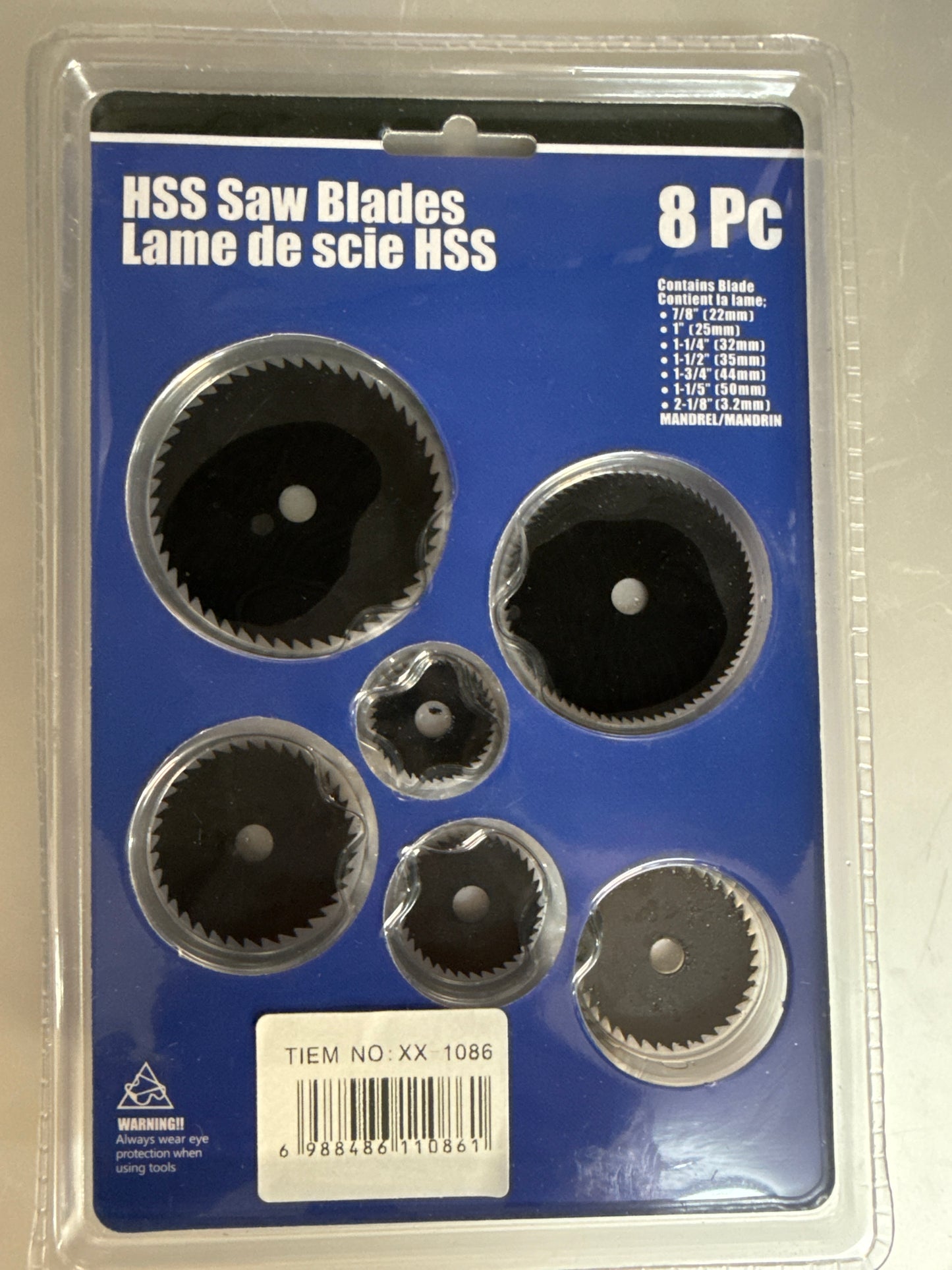 HSS Saw Blades - 8pc