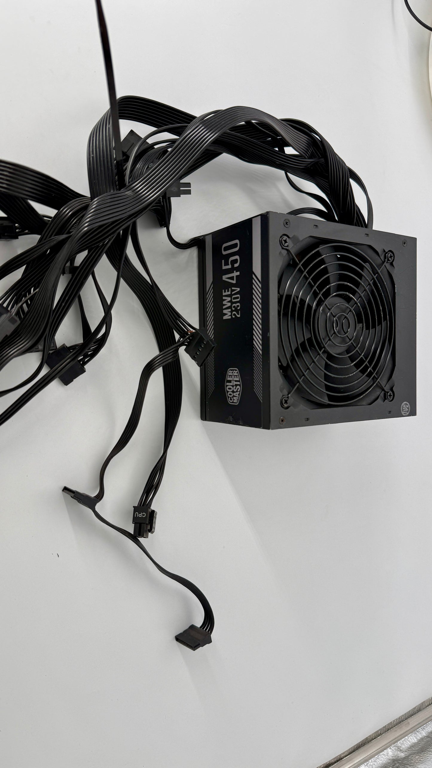 Cooler Master MWE 450 (MPE-4501-ACABW) 450w Power Supply. A Grade Unit