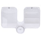 Styleberry Wall Mounted Double Door Cosmetic Storage Organiser - White