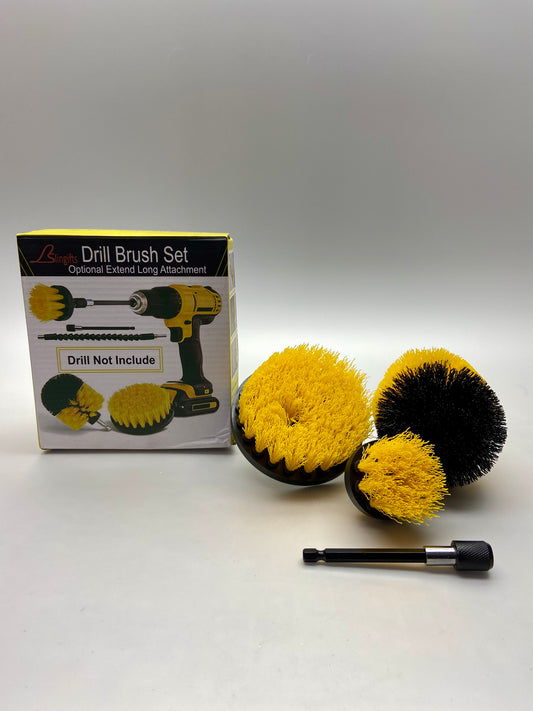 4pc Drill Brush Set