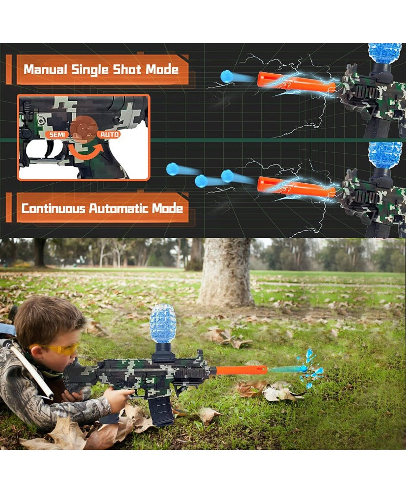 Electric Gel Ball Blaster Gun With 60 000 Water Bead Bullets