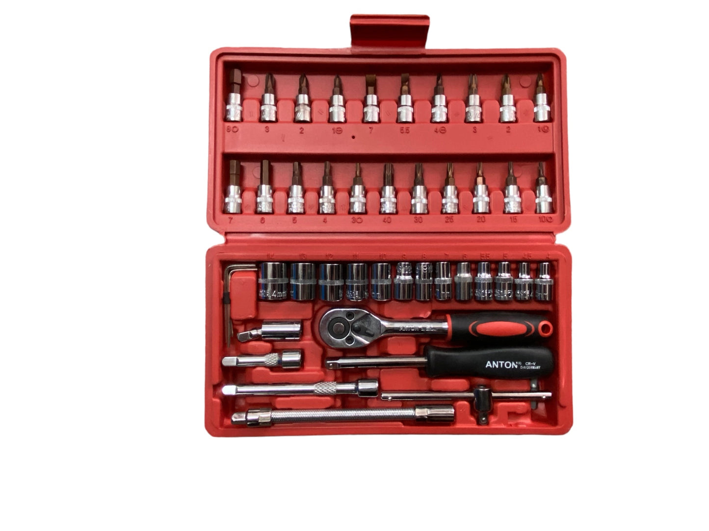 Chrome Vanadium 46pc Socket Set