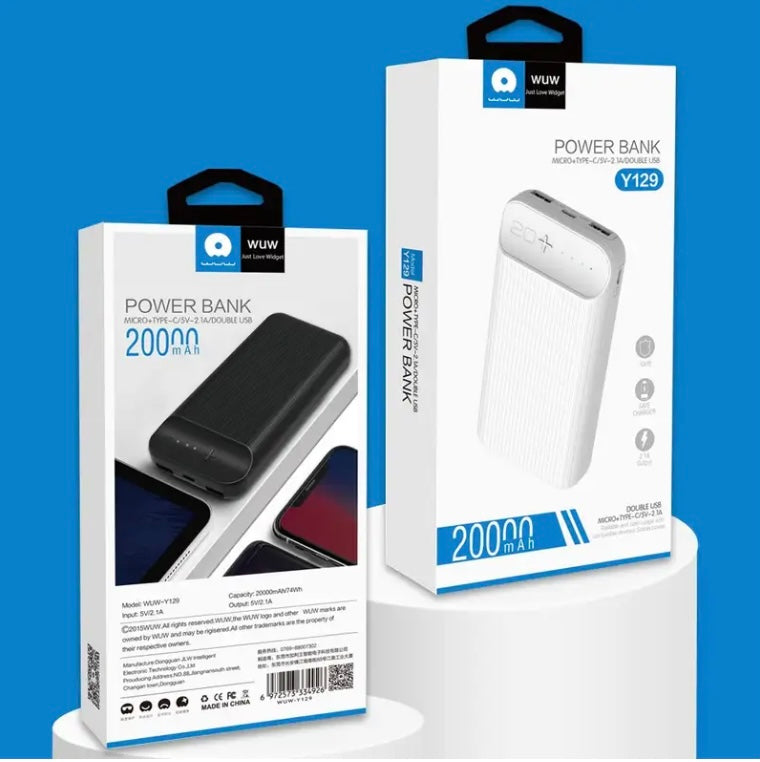 WUW 20000mAh Y129 Power Bank