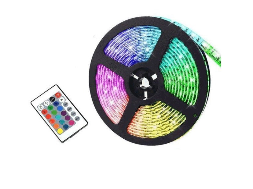 RGB 2835 5M W/Remote LED Strip