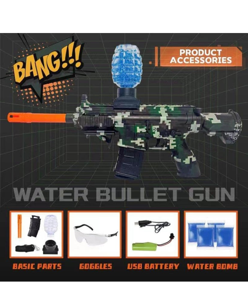 Electric Gel Ball Blaster Gun With 60 000 Water Bead Bullets