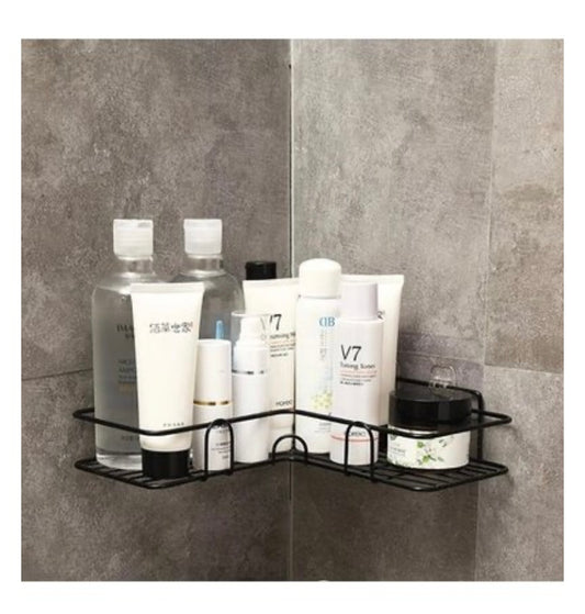 Masisonware Black Stainless Steel Corner Shower Caddy (Pack of 2)