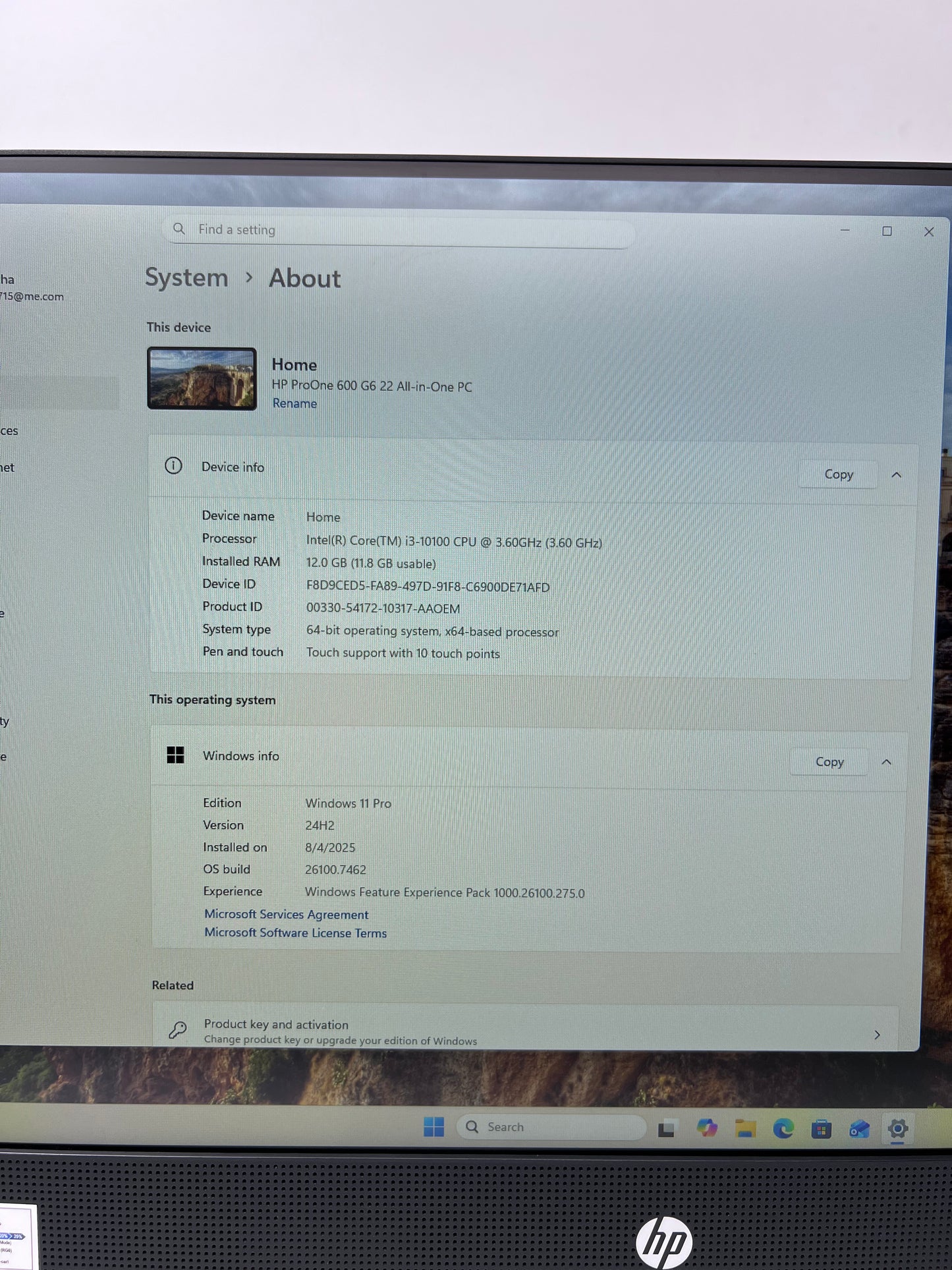 HP ProOne 600 G6 22 All-in-One PC