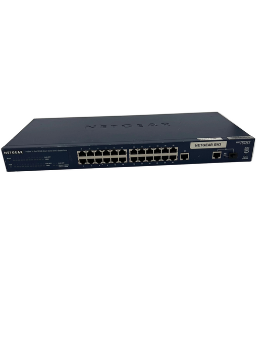 ProSafe 24 Port 10/100 Smart Switch w/2 Gigabit Ports FS726T