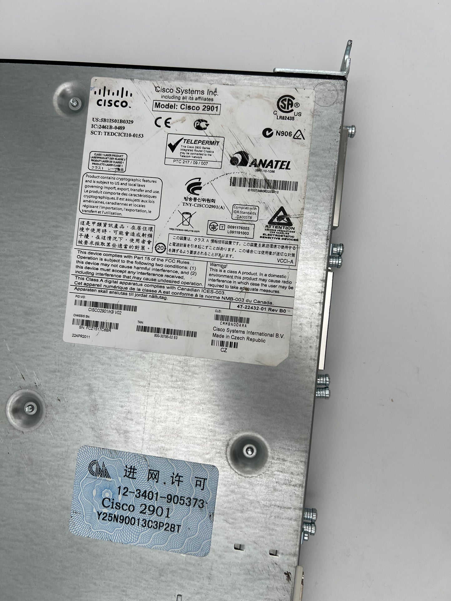 Cisco 2901 Integrated Services Router