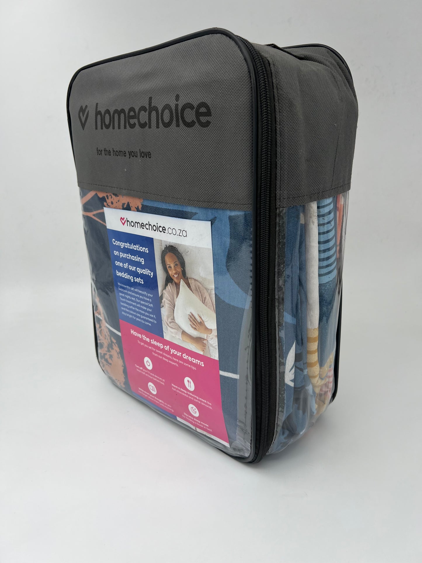 Reversible 3 piece bedding set - Double