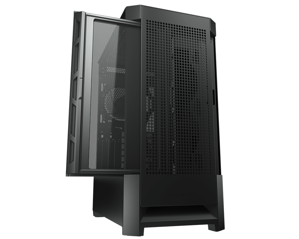 Cougar Airface Pure series Black Mid Tower Case - Includes screws (Demo Unit)
