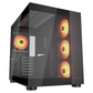 Cougar FV150 RGB Mid Tower Case – Black
- Open Box New Unit