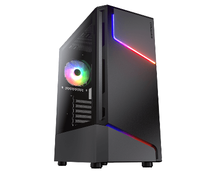 Cougar MX360 RGB Mid Tower Case – Iron Grey - Open Box (new unit)