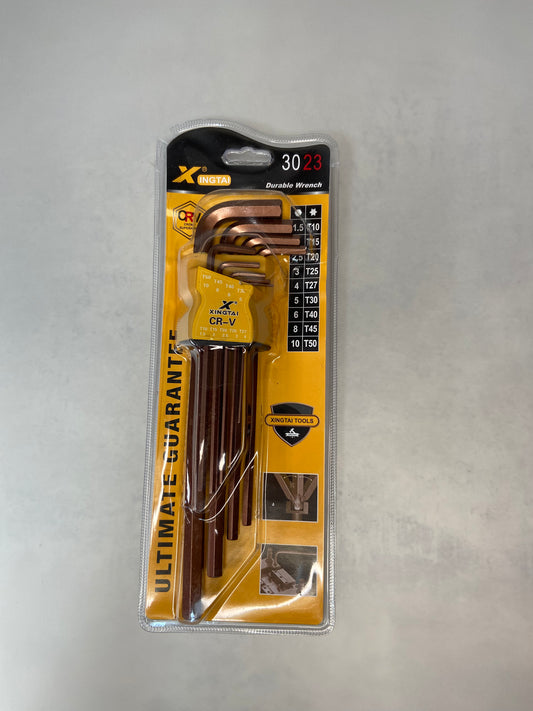 9pc Hex Key Set