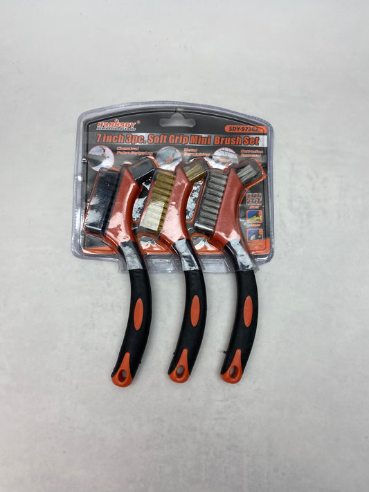 3pc Wire Brush Set