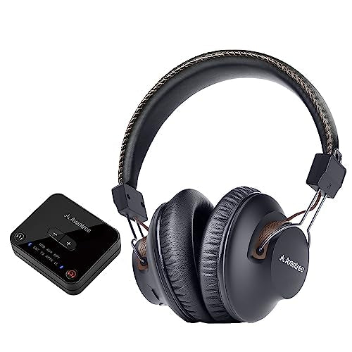 Avantree HT4189 40Hrs Wireless Headphones Set - New Item Open Box