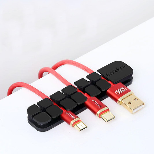 Flexible Earldom Cable Organising Self-Adhesive Clip EH-81
