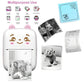 Portable Thermal Mini Label Printer - Pink & White