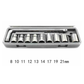 10-Piece Universal Steel Socket Wrench Set