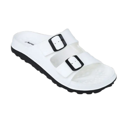Aerosoft Women Plain Arch Fit - White - UK 8