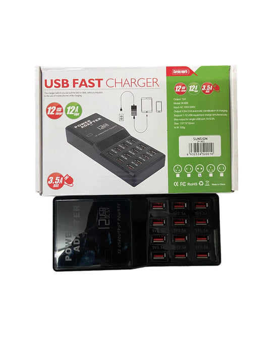 Usb 12 Slot Fast Charger
