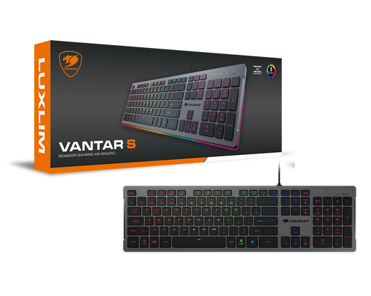 Cougar Vantar S Scissor Gaming Keyboard - New (Open Box)